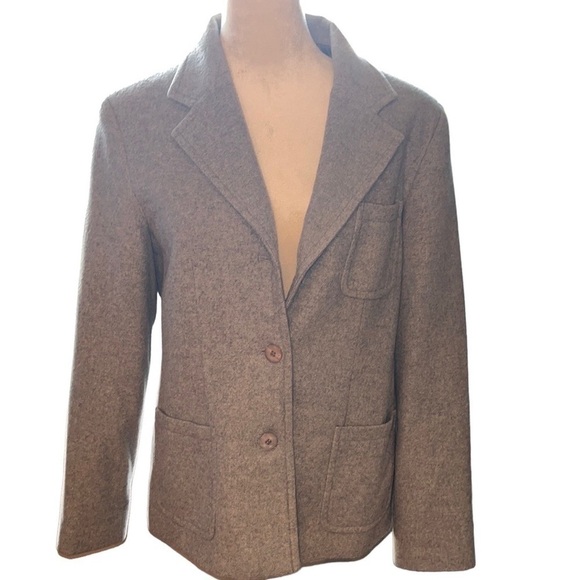 Andrea Viccaro Jackets & Blazers - Andrea Viccaro women’s wool cashmere blend blazer jacket Size 12
